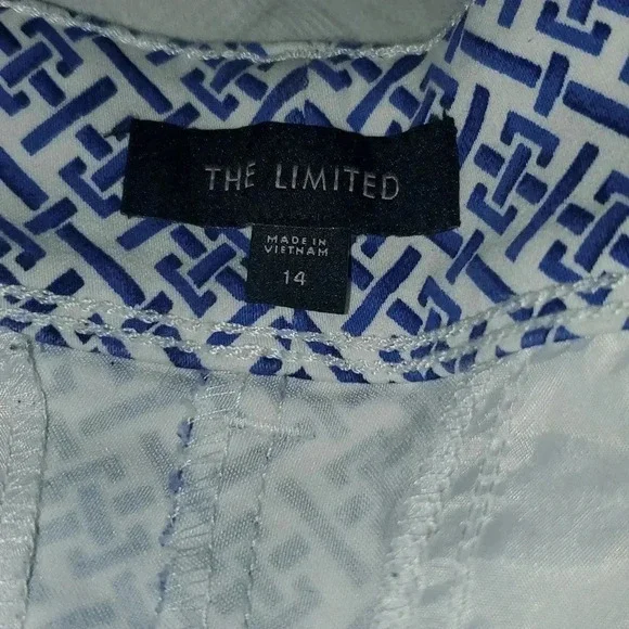 The Limited Doulbe Clasp Shorts Front & Back Pockets Womens Size 14 - Picture 4 of 11